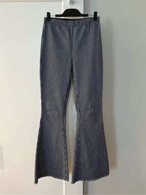 Altar’d State Pull on Striped Flare Jeans